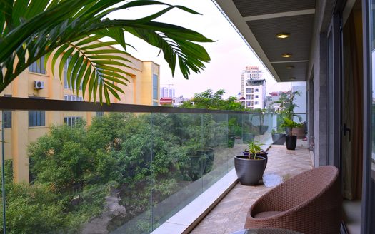 Quality 2 bedroom apartment in Tay Ho with good size balcony