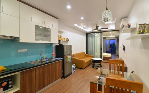 Balcony 1 Bedroom Serviced Apartment For Rent In Dang Thai Mai Tay Ho