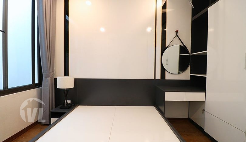 Lakeview Bright 1 Bedroom Serviced Apartment For Rent In Nhat Chieu Street, Tay Ho