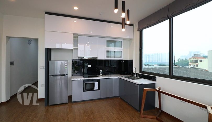 Lakeview Bright 1 Bedroom Serviced Apartment For Rent In Nhat Chieu Street, Tay Ho
