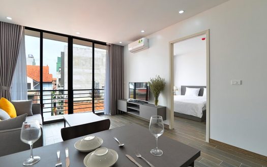 Modern 1 Bedroom Serviced Apartment For Rent In To Ngoc Van, Tay Ho