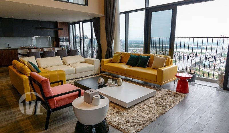 Brand new PentStudio duplex apartment to lease with terrace in Tay Ho