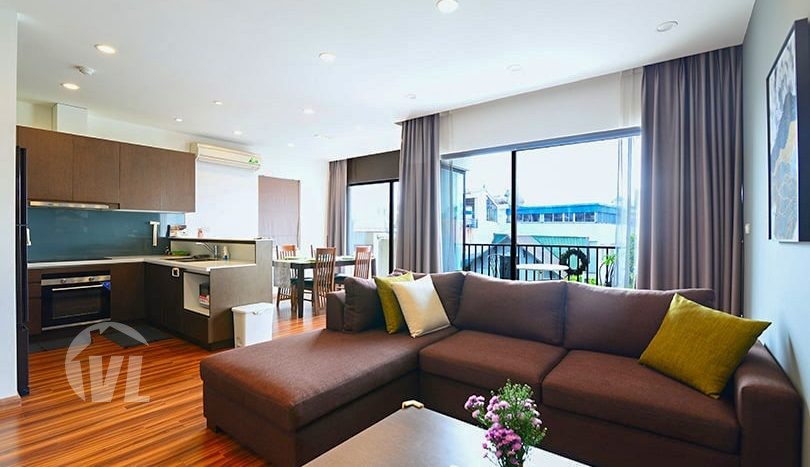 Good quality serviced apartment on To Ngoc Van street 2 bedroom