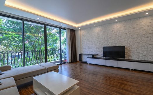 Lake view modern 2 bedrooms apartment in Yen Phu Village