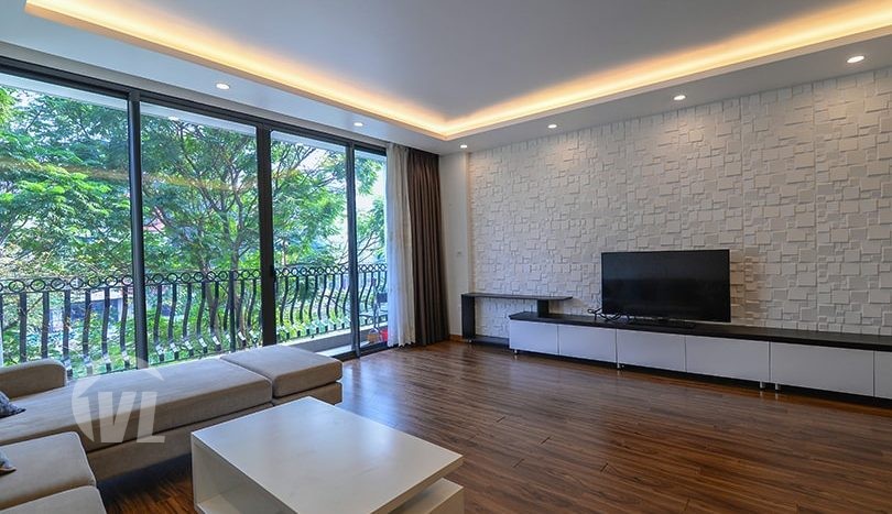 Lake view modern 2 bedrooms apartment in Yen Phu Village