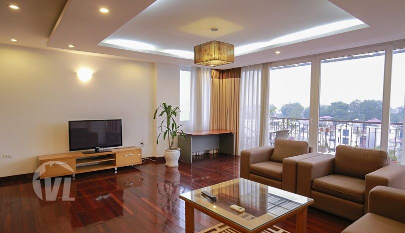 Spacious family living with this 2 bedrooms apartment in Truc Bach