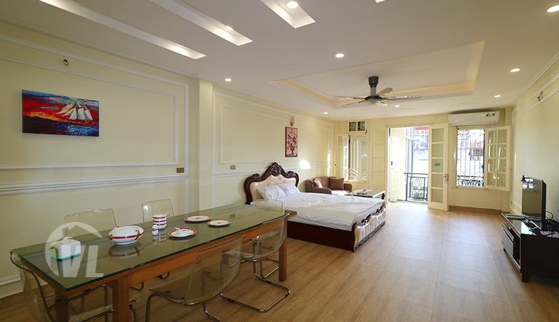 Cozy 1 Bedroom Studio Apartment For Rent In Tuc Mac Lane Cua Nam Street Hoan Kiem