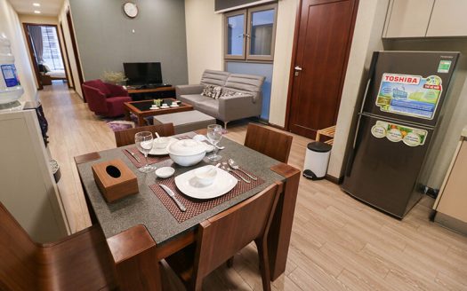 Cozy 2 Bedroom Serviced Apartment For Rent In Kim Ma Street Ba Dinh