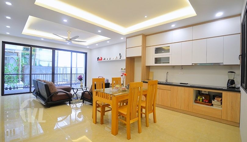 Tay Ho 3 bedroom apartment for rent in a peaceful location