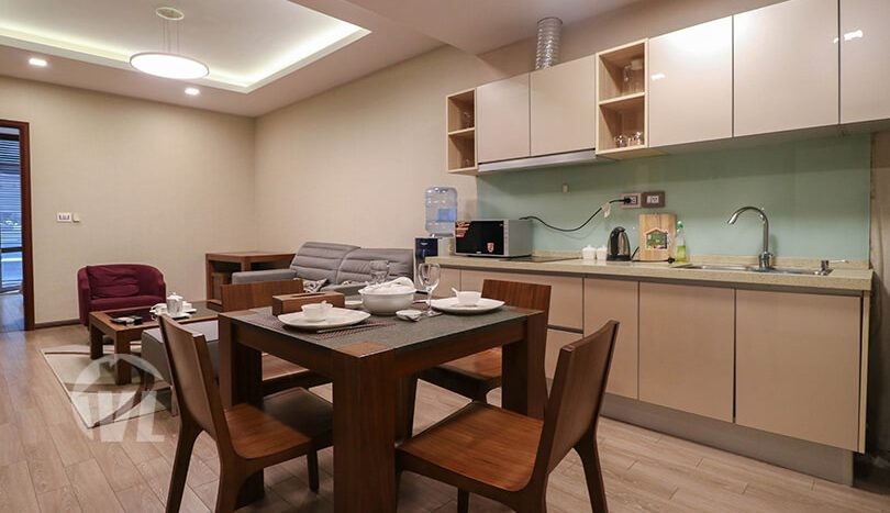 Modern 1 Bedroom Serviced Apartment For Rent In Kim Ma