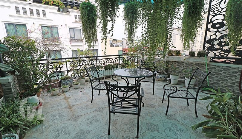 Private Terrace 1 Bedroom Serviced Apartment For Rent In City Center Trieu Viet Vuong Street