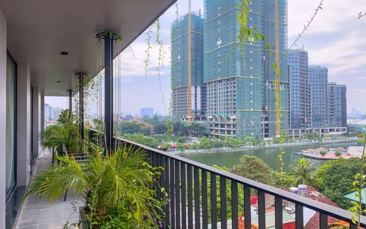 Beautiful modern 3 bedroom apartment for rent in Tay Ho with Lake View