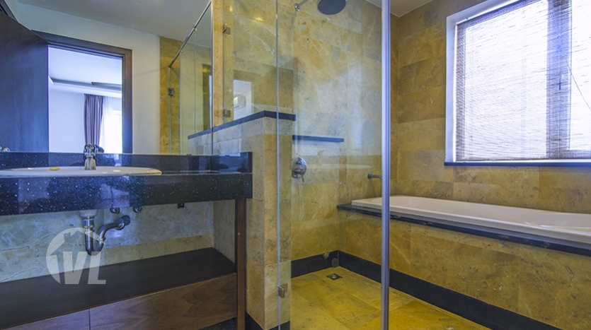 4 beds serviced apartment in Tay Ho with terrace facing the West lake