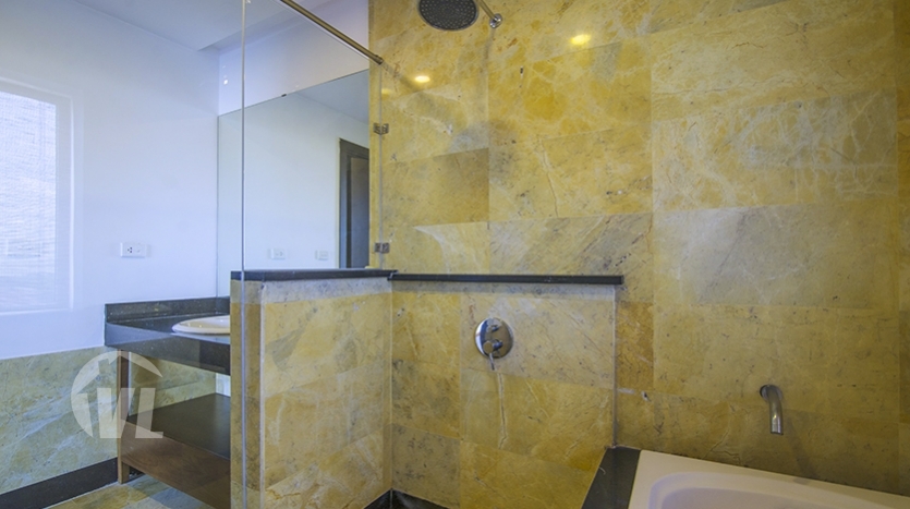 4 beds serviced apartment in Tay Ho with terrace facing the West lake