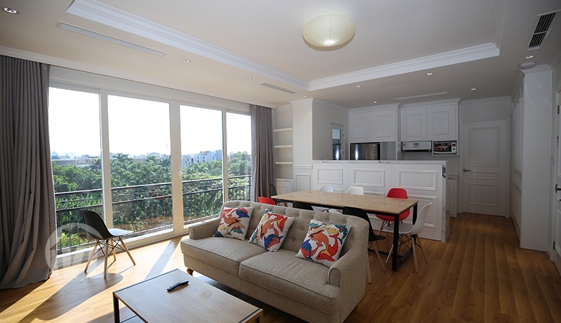 Brand new 3 bedroom apartment in Long Bien with small swimming pool