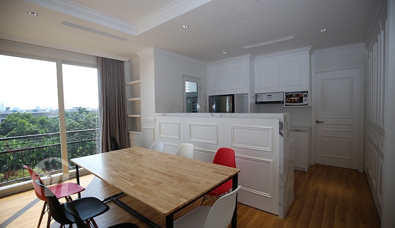 Brand new 3 bedroom apartment in Long Bien with small swimming pool