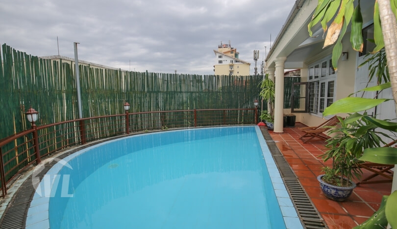 Furnished 5 beds house with swimming-pool in Tay Ho