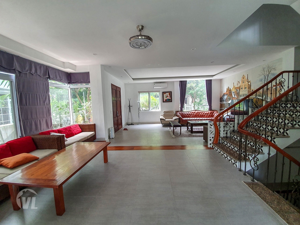 222 Furnished house to rent close to the British International School in Hanoi