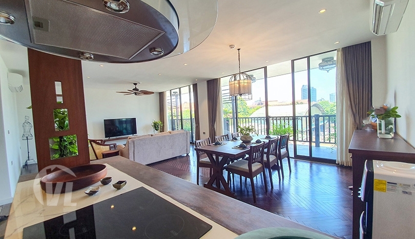 Hanoi brand-new 4 beds serviced apartment to rent in Hoan Kiem