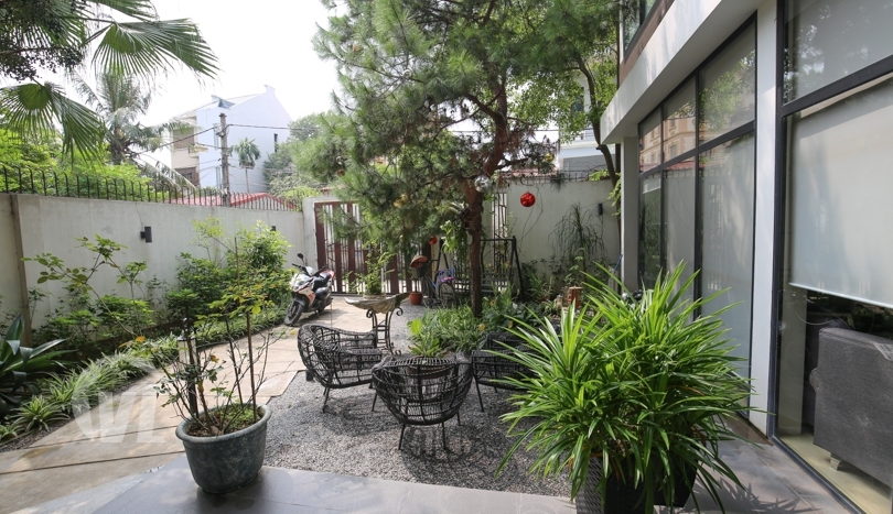 Hanoi modern house to rent next to French International School Long Bien