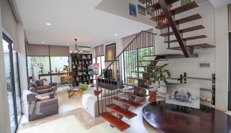 Hanoi modern house to rent next to French International School Long Bien