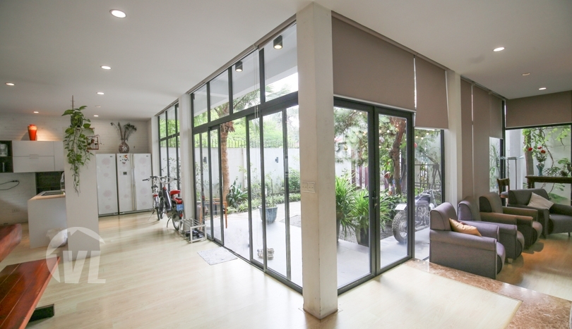 Hanoi modern house to rent next to French International School Long Bien