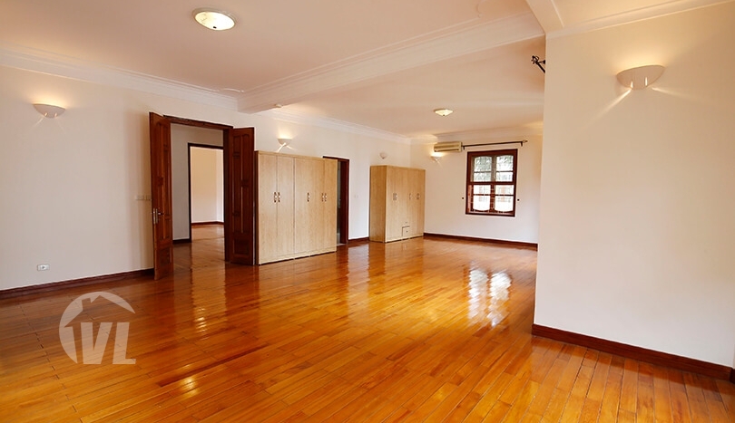 Large detached pool villa for rent on To Ngoc Van lane in Tay Ho