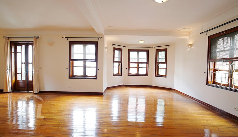 Large detached pool villa for rent on To Ngoc Van lane in Tay Ho