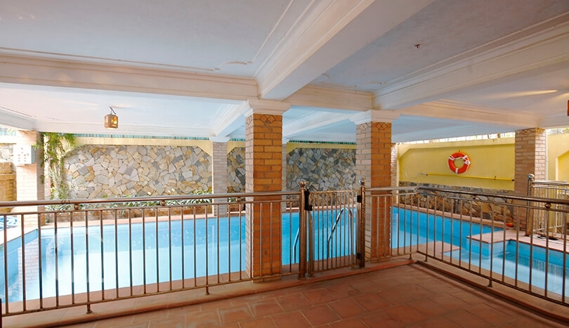 Large detached pool villa for rent on To Ngoc Van lane in Tay Ho