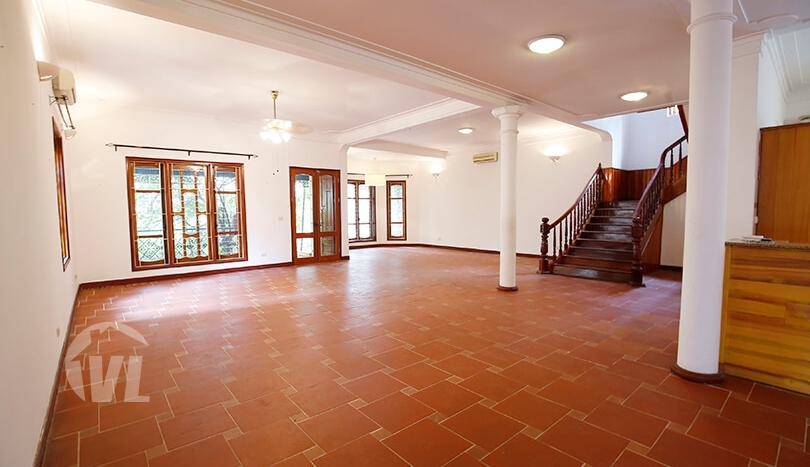 Large detached pool villa for rent on To Ngoc Van lane in Tay Ho