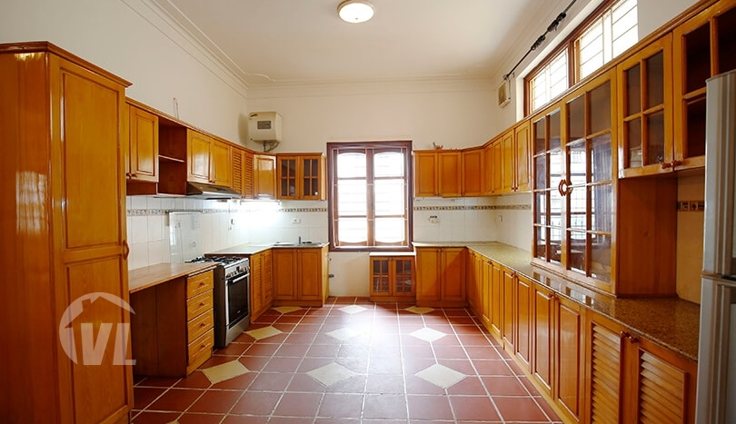Large detached pool villa for rent on To Ngoc Van lane in Tay Ho