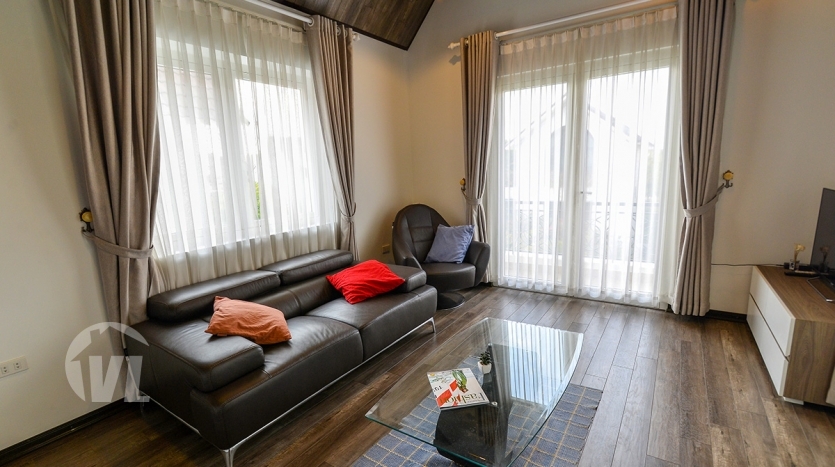Minimalist and modern furnished rental house in Vinhomes Riverside Hanoi