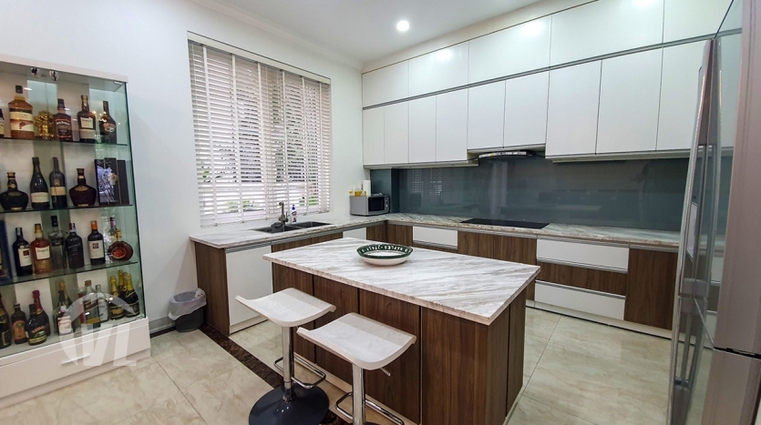 Minimalist and modern furnished rental house in Vinhomes Riverside Hanoi
