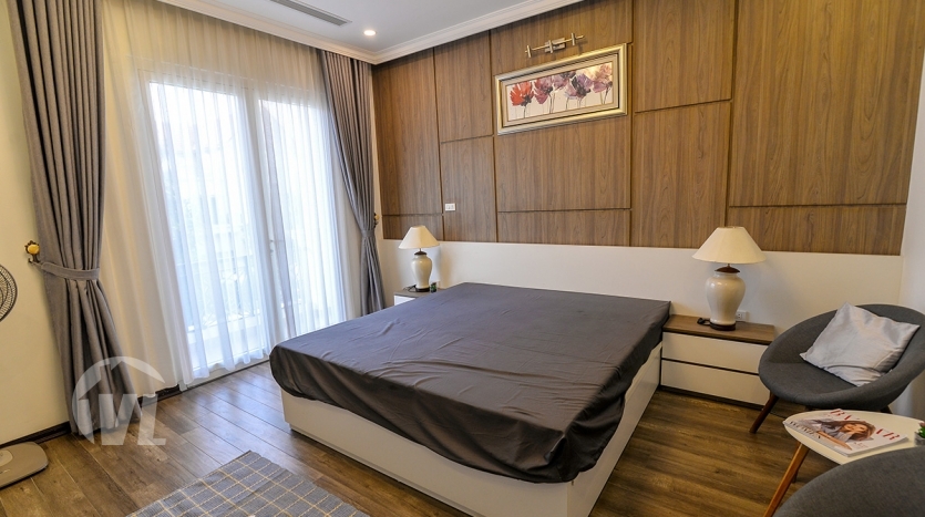 Minimalist and modern furnished rental house in Vinhomes Riverside Hanoi