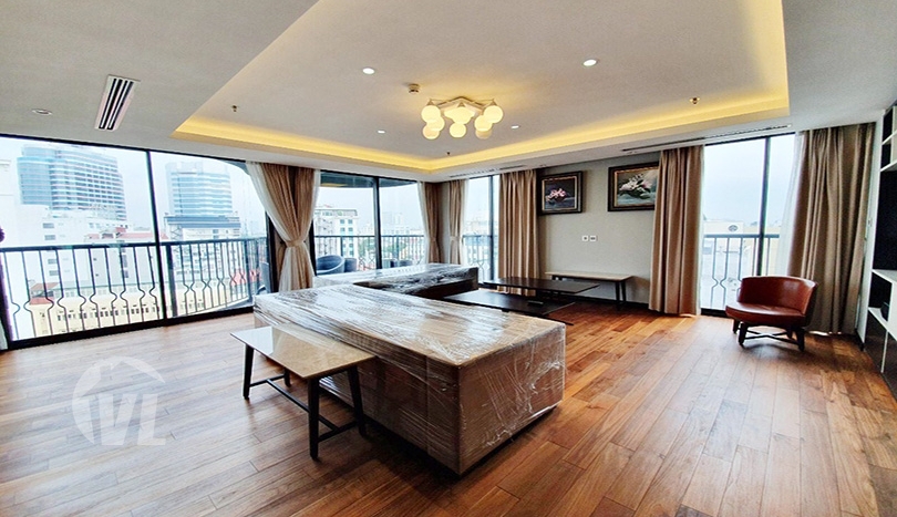 Modern 3 beds serviced apartment in Hoan Kiem area Hanoi city