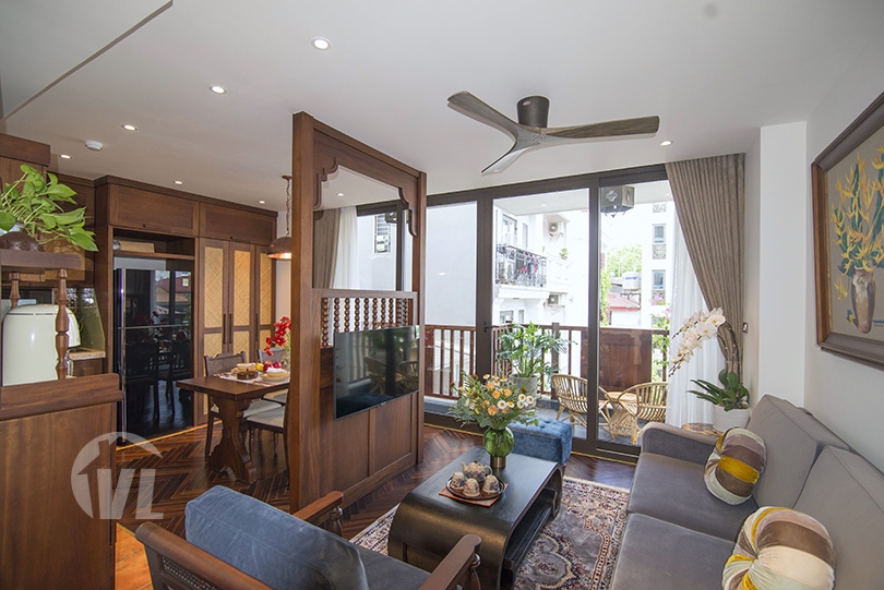 222 Spectacular Indochine style 2 bedroom apartment in Hoan Kiem