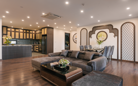Brand new lake view 4 bedroom apartment in Tay Ho for rent