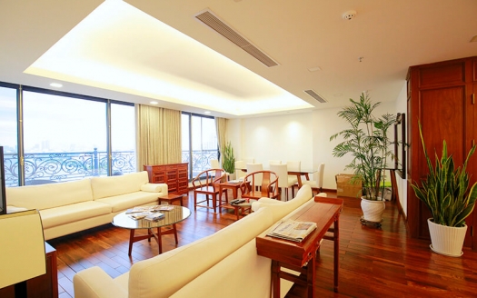 High-end apartment for rent in Tay Ho with 2 bedrooms