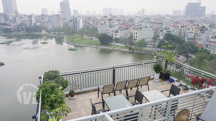 Lake view two bedroom apartment on Ho Ba Mau