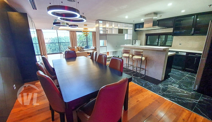 220 sq m 3 beds apartment to rent in Hoan Kiem district Hanoi