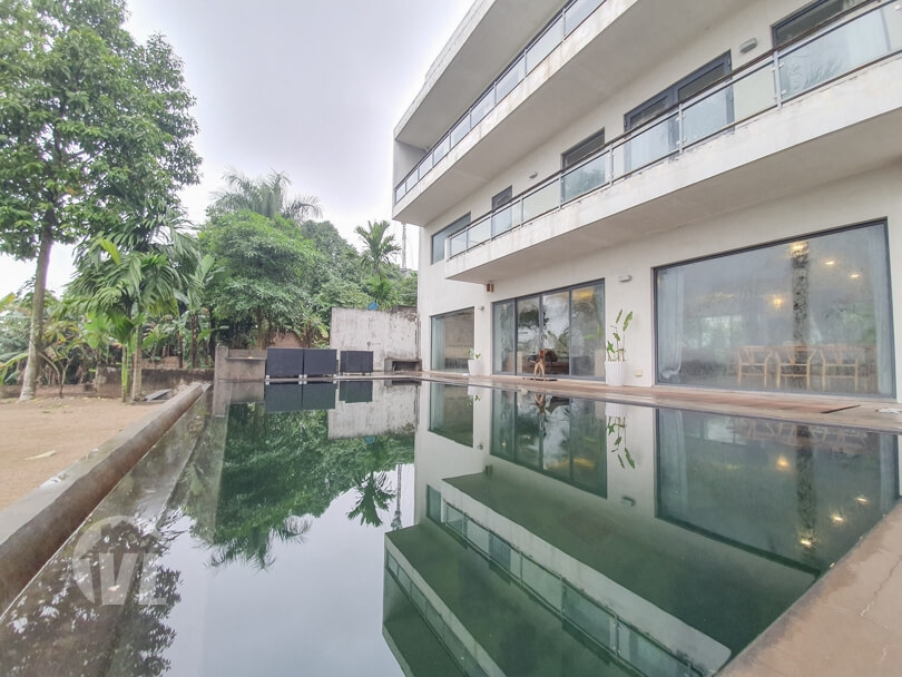 222 Ambassador swimming pool villa to rent in Long Bien area Hanoi