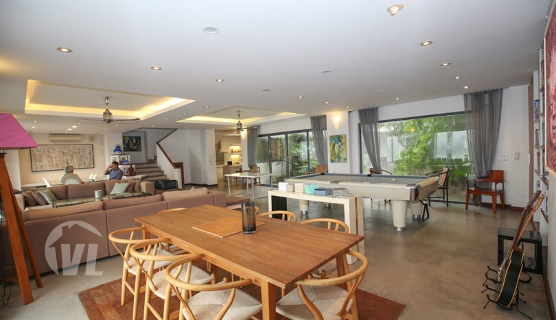 Ambassador swimming pool villa to rent in Long Bien area Hanoi