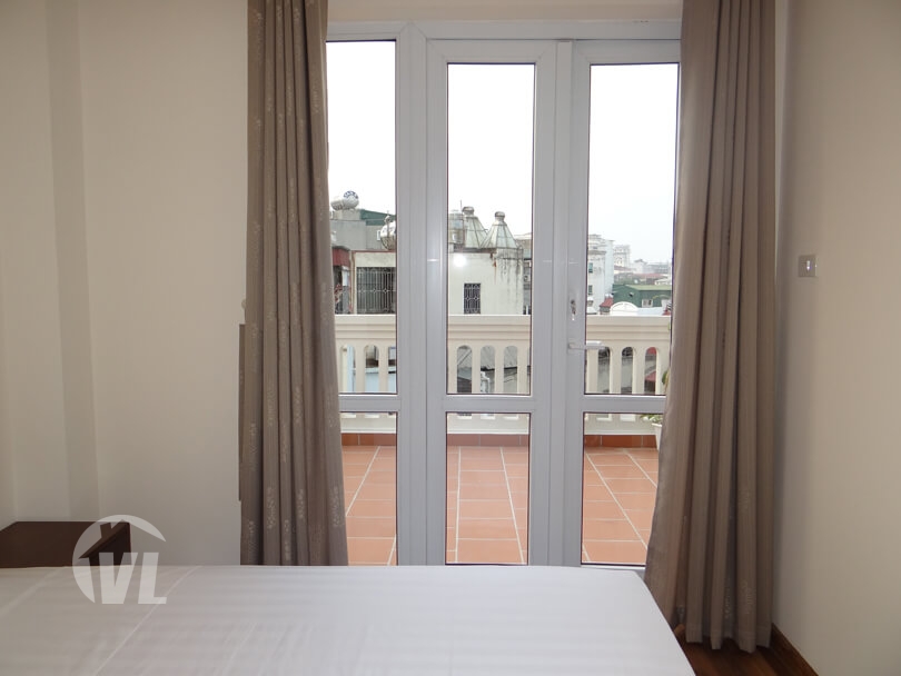 333 Apartment with terrace to lease close to the French Embassy in Hanoi