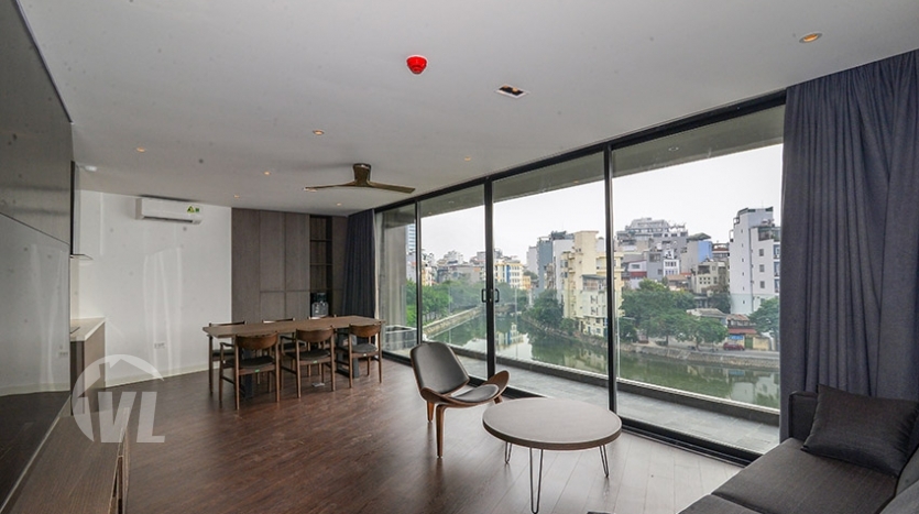 Brand new lake view 2 beds apartment in Truc Bach