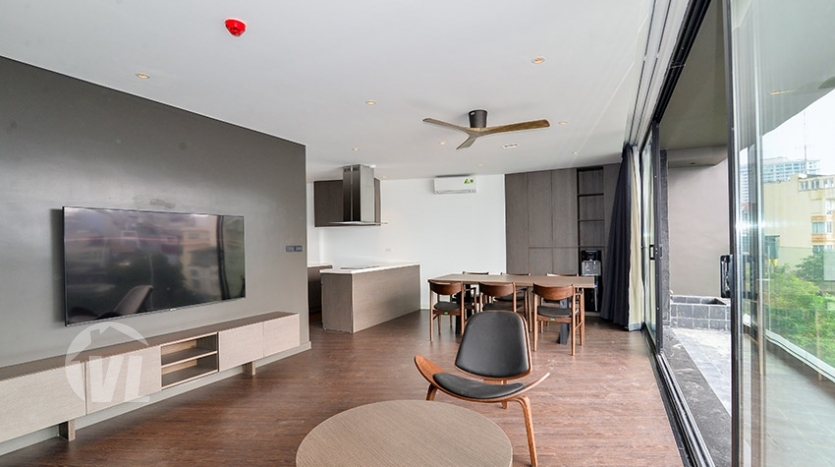 Brand new lake view 2 beds apartment in Truc Bach
