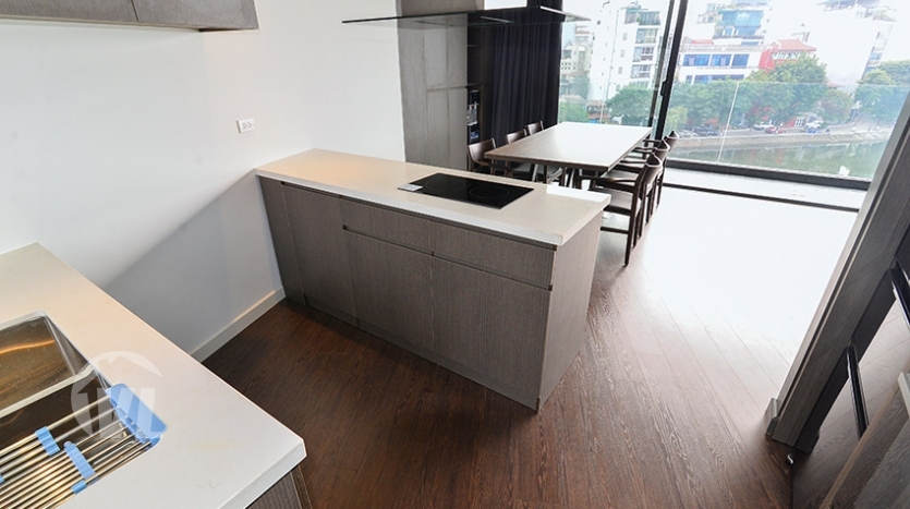 Brand new lake view 2 beds apartment in Truc Bach