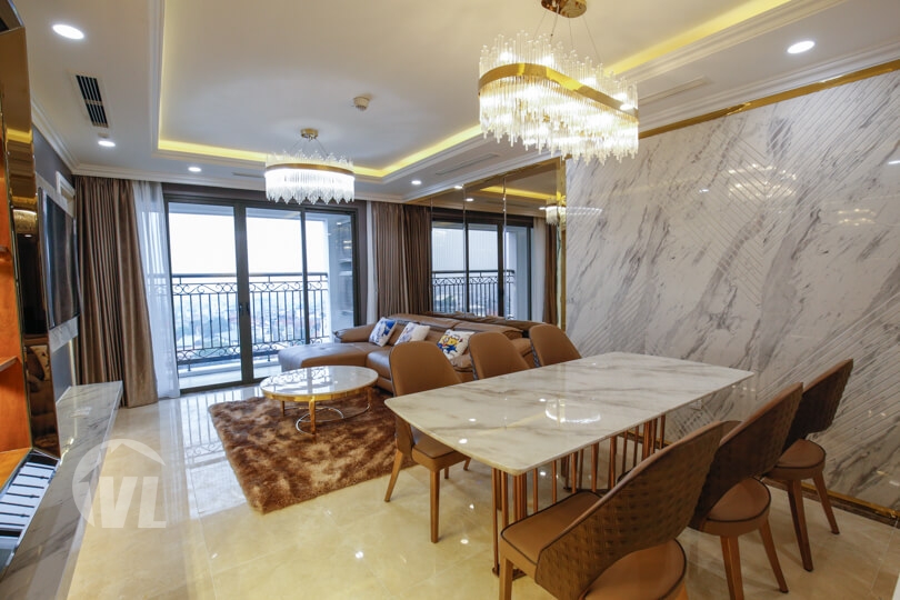 222 Charming 3 bedroom apartment in D'le Roi Soleil Tay Ho
