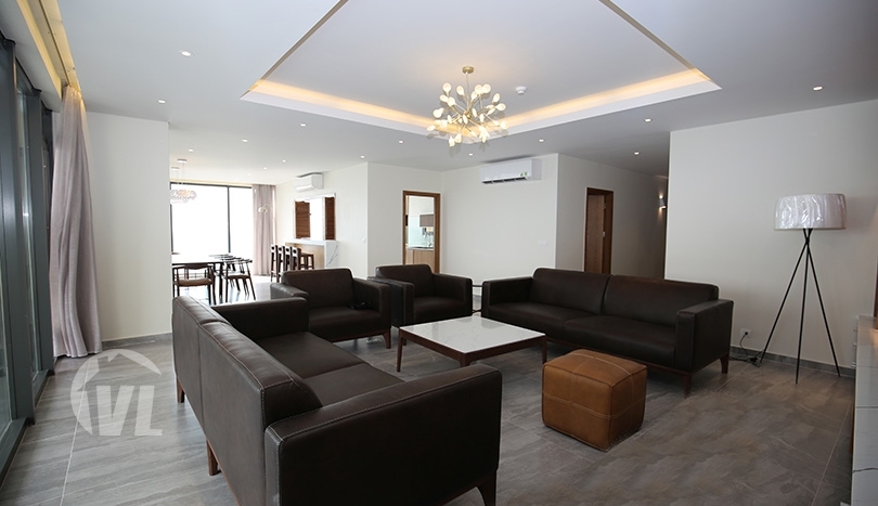 Duplex apartment to rent in Mipec Riverside close to LFAY Hanoi
