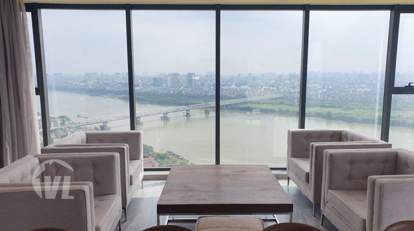 Duplex apartment to rent in Mipec Riverside close to LFAY Hanoi