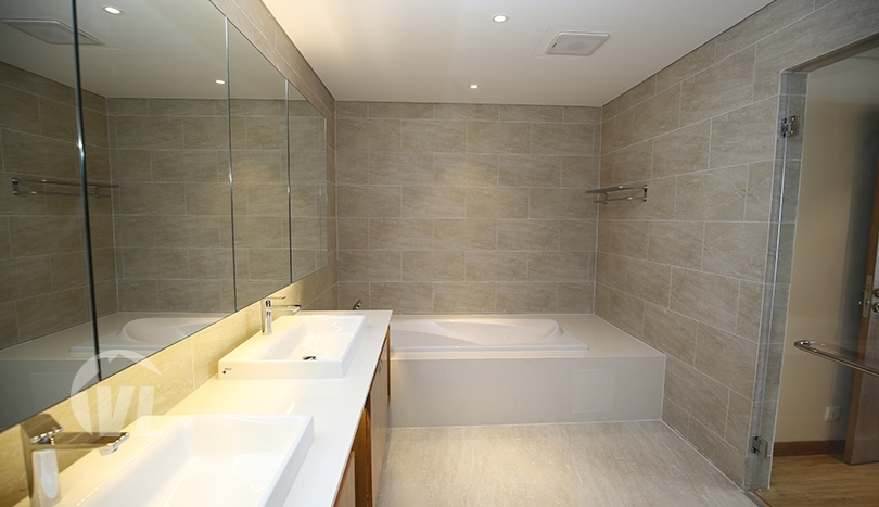 Duplex apartment to rent in Mipec Riverside close to LFAY Hanoi